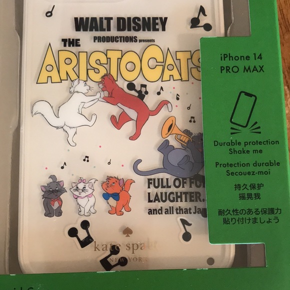 Authentic Kate Spade Aristocats Disney iPhone Pro Max. New in Box with tag. - Picture 4 of 12